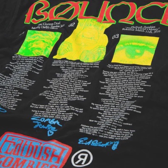 FLATBUSH ZOMBIES PSYCHO-ACTIVE T-SHIRT - Picture 5 of 7